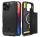 Spigen Rugged Armor MagFit Apple iPhone 16 Pro tok, Matte Black, fekete