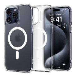   Spigen Ultra Hybrid MagFit Apple iPhone 16 Pro tok, Frost Clear tok, MagSafe, átlátszó