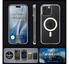 Spigen Ultra Hybrid MagFit Apple iPhone 16 Pro tok, Frost Clear tok, MagSafe, átlátszó