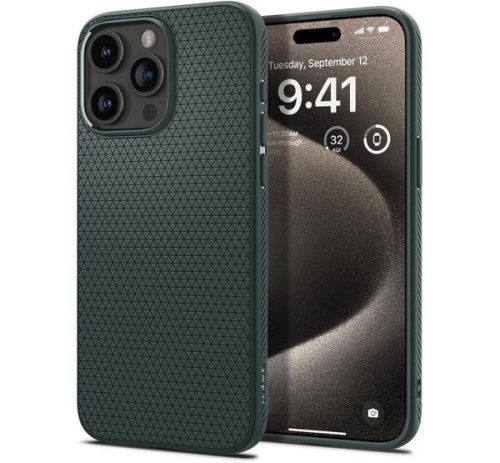 Spigen Liquid Air Apple iPhone 16 Pro Max tok Abyss Green, zöld