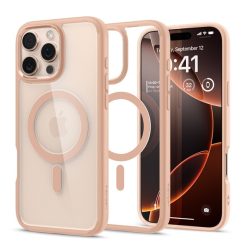   Spigen Ultra Hybrid MagFit Apple iPhone 16 Pro Max tok, Rose Titanium MagSafe, átlátszó