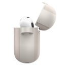 Spigen Cyrill Kajuk AirPods 4 tok, Cream, szürke-bézs