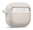 Spigen Cyrill Kajuk AirPods 4 tok, Cream, szürke-bézs