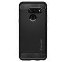 Spigen Rugged Armor LG G8 ThinQ tok, Matte Black, fekete