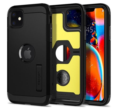 Spigen Tough Armor Apple iPhone 11 tok, Black, fekete