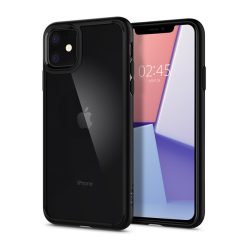 Spigen Ultra Hybrid Apple iPhone 11 tok, Matte Black, fekete