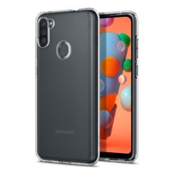   Spigen Liquid Crystal Samsung Galaxy A11 tok, Crystal Clear, átlátszó