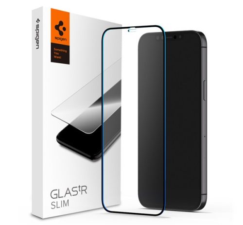 Spigen Glass FC Apple iPhone 12 Pro Max Tempered kijelzővédő fólia