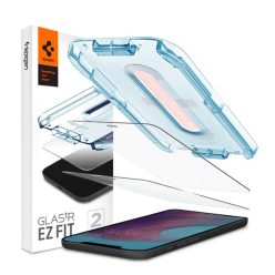   Spigen "Glas.tR SLIM EZ Fit" Apple iPhone 12 Pro Max tempered kijelzővédő fólia felhelyező kerettel (2db)