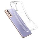 Spigen Crystal Slot Samsung Galaxay S21+ tok kártyatartóval, Crystal Clear, átlátszó