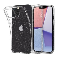   Spigen Liquid Crystal Glitter Apple iPhone 13 tok, Crystal Quartz, átlátszó