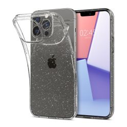   Spigen Liquid Crystal Glitter Apple iPhone 13 Pro tok, Crystal Quartz, átlátszó