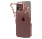 Spigen Crystal Flex Apple iPhone 13 Pro Max tok, Rose Crystal, rózsaszín-átlátszó