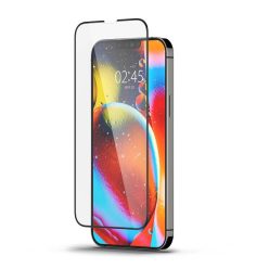   Spigen Glass FC Apple iPhone 14 / 13 / 13 Pro Tempered kijelzővédő fólia, fekete