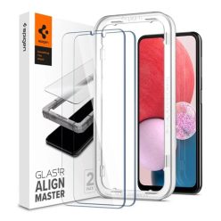   Spigen AlignMaster Glas.tR Samsung Galaxy A13 5G Tempered kijelzővédő fólia (2db)