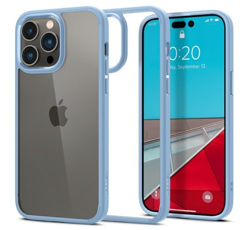 Spigen Crystal Hybrid Apple iPhone 14 Pro tok, Sierra Blue, kék