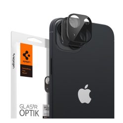   Spigen "Glas.tR SLIM EZ Fit Optik Apple iPhone 15/14 Pro Max/15/14 Pro Tempered kameravédő fólia, fekete (2db)