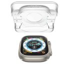 Spigen Glas.tR EZ Fit Apple Watch Ultra 2/1 (49mm) tempered kijelzővédő fólia felhelyező kerettel (2db)