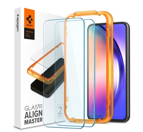 Spigen AlignMaster Samsung Galaxy A54 5G Tempered kijelzővédő fólia (2db)