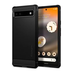 Spigen Rugged Armor Google Pixel 6a tok, Matte Black, fekete