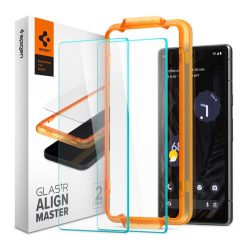   Spigen AlignMaster Google Pixel 7a Tempered kijelzővédő fólia (2db)