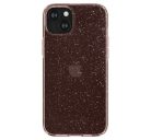 Spigen Liquid Crystal Glitter Apple iPhone 15 Plus tok, csillámos, rózsaszín, átlátszó