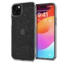 Spigen Liquid Crystal Glitter Apple iPhone 15 tok, csillámos, átlátszó