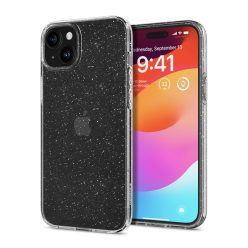   Spigen Liquid Crystal Glitter Apple iPhone 15 tok, csillámos, átlátszó