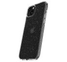 Spigen Liquid Crystal Glitter Apple iPhone 15 tok, csillámos, átlátszó