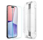 Spigen Glas.tR EZ Fit Apple iPhone 15 Pro Max, tempered kijelzővédő fólia felhelyező kerettel (2db)