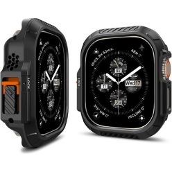 Spigen Lock Fit Apple Watch Ultra 2/1 (49mm) tok, fekete