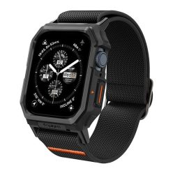   Spigen Lite Fit Pro Apple Watch 9/8/7 (45mm) / SE (2nd/1st Gen)/6/5/4 (44mm) tok/szíj, fekete