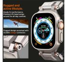 Spigen DuraPro Armor Apple Watch Ultra 2/1 (49mm) / 9/8/7 45mm / SE/6/5/4 44mm / 3/2/1 42mm óraszíj, fekete (AMP07591)