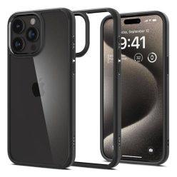   Spigen Ultra Hybrid iPhone 16 Pro Max tok, Matte Black, fekete ACS07996