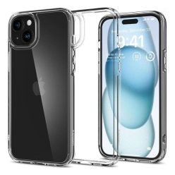   Spigen Ultra Hybrid Apple iPhone 16 tok, Crystal Clear, átlátszó ACS08197