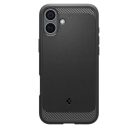 Spigen Rugged Armor MagFit Apple iPhone 16 tok, Matte Black, fekete ACS08214